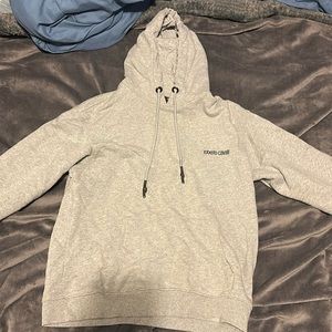 Roberto Cavalli Men’s Small Grey Hoodie
